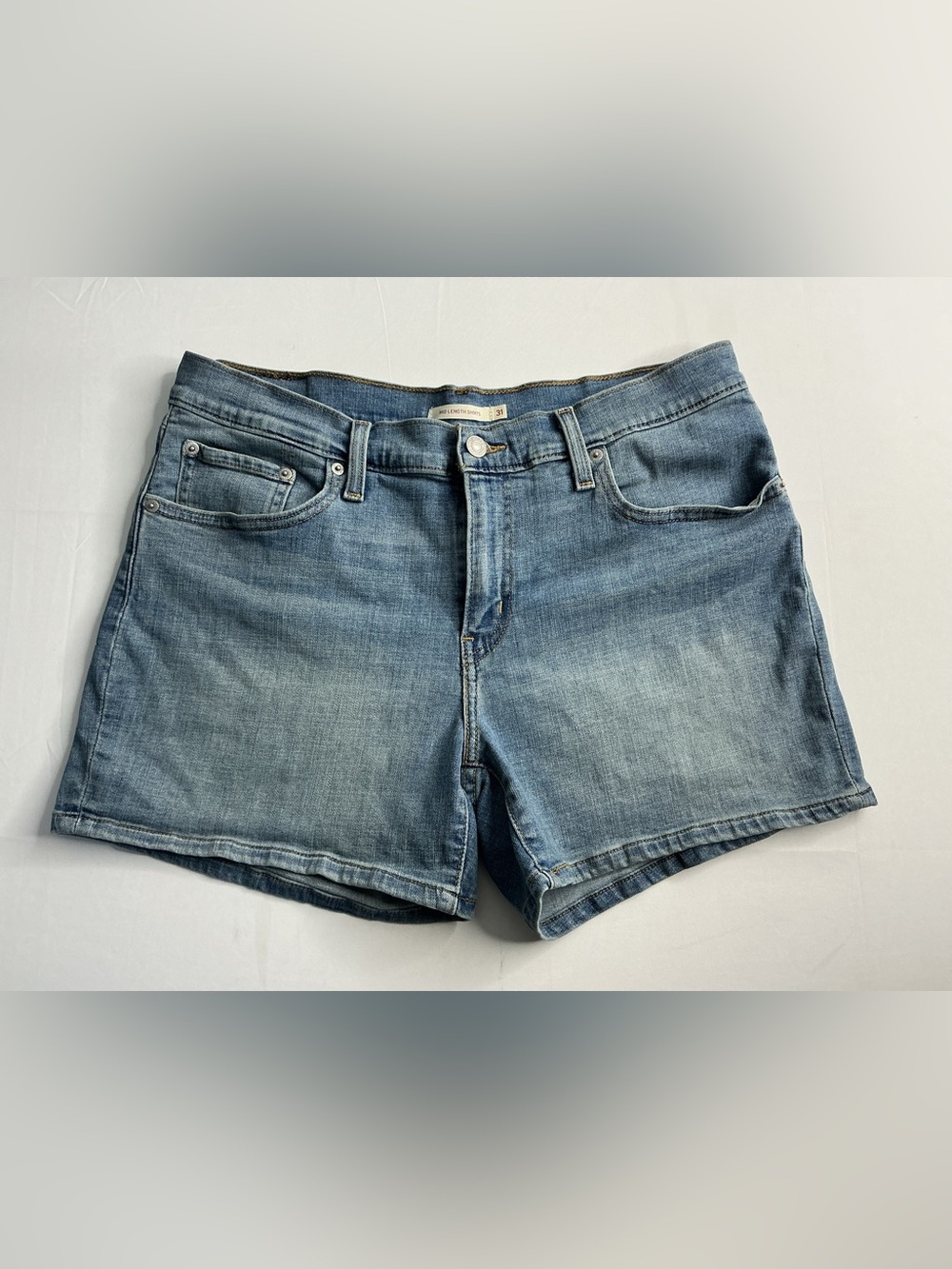 Levi's Light Blue Denim Jean Shorts